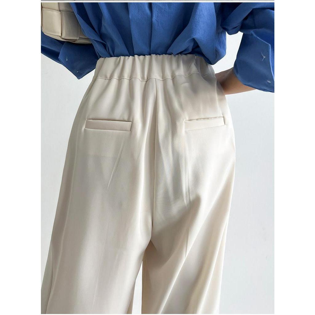 Quần Ống Suông Lưng Cao Xếp Ly Dễ Phối Đồ 61847