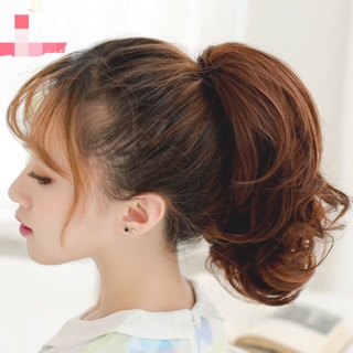 Tóc giả ngoạm xoăn ngắn 30-35cm