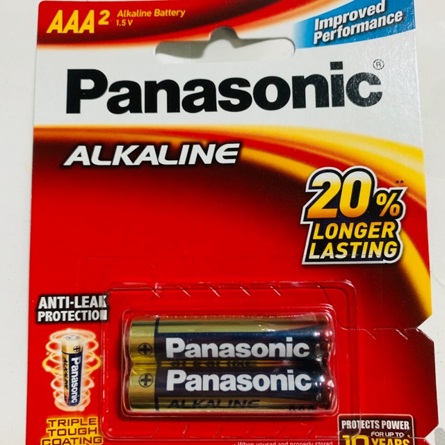 Combo 2 viên Pin AAA(3A), AA(2A) Panasonic Alkaline