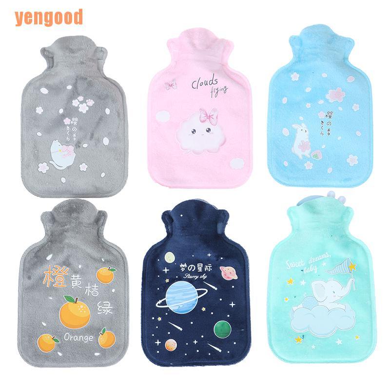 Túi Chườm Nóng Lạnh Bằng Cao Su Họa Tiết Hoạt Hình Dễ Thương
