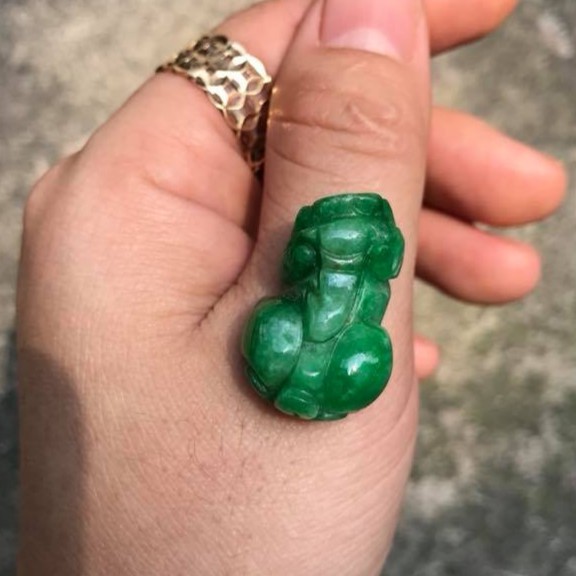 TỲ HƯU ĐÁ SƠN THỦY XANH ĐẬM- HÀNG A.