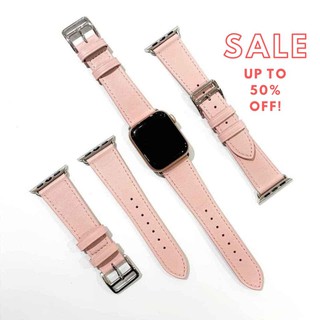 [HOT HOT] Dây đeo Đồng hồ thông minh Aw, iwatch, Hwatch, T50 mẫu da hermes hồng