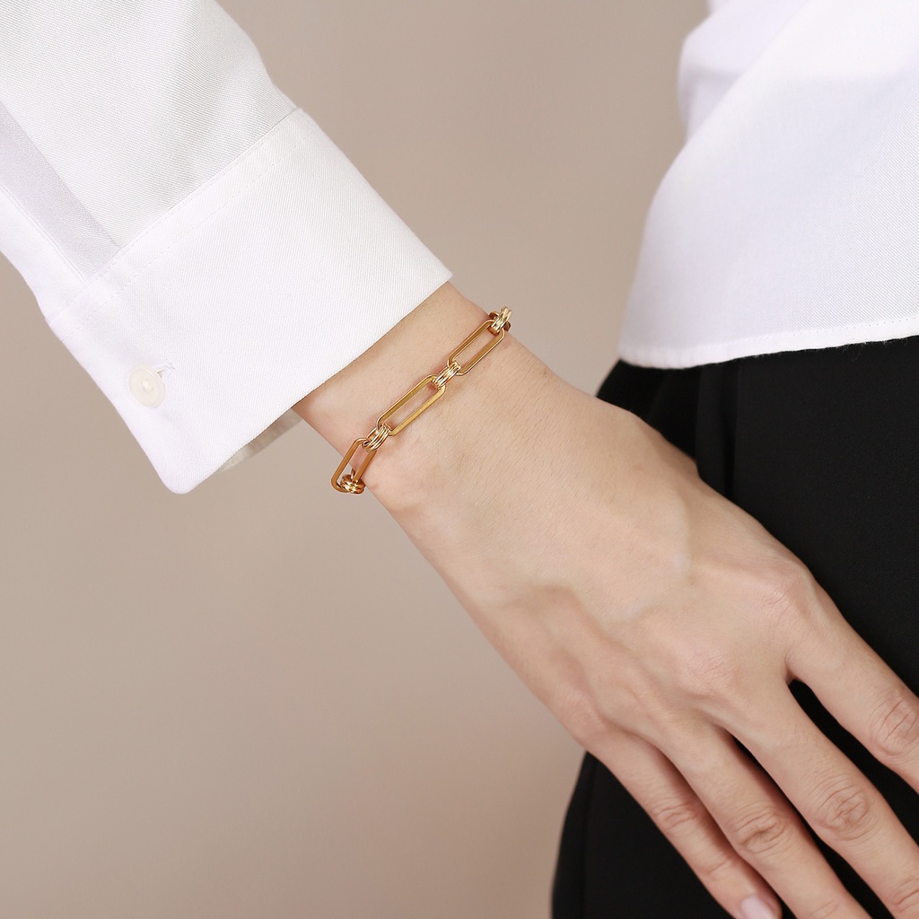 Vnox Vòng Tay Mạ Vàng 14K Thời Trang Cho Nữ