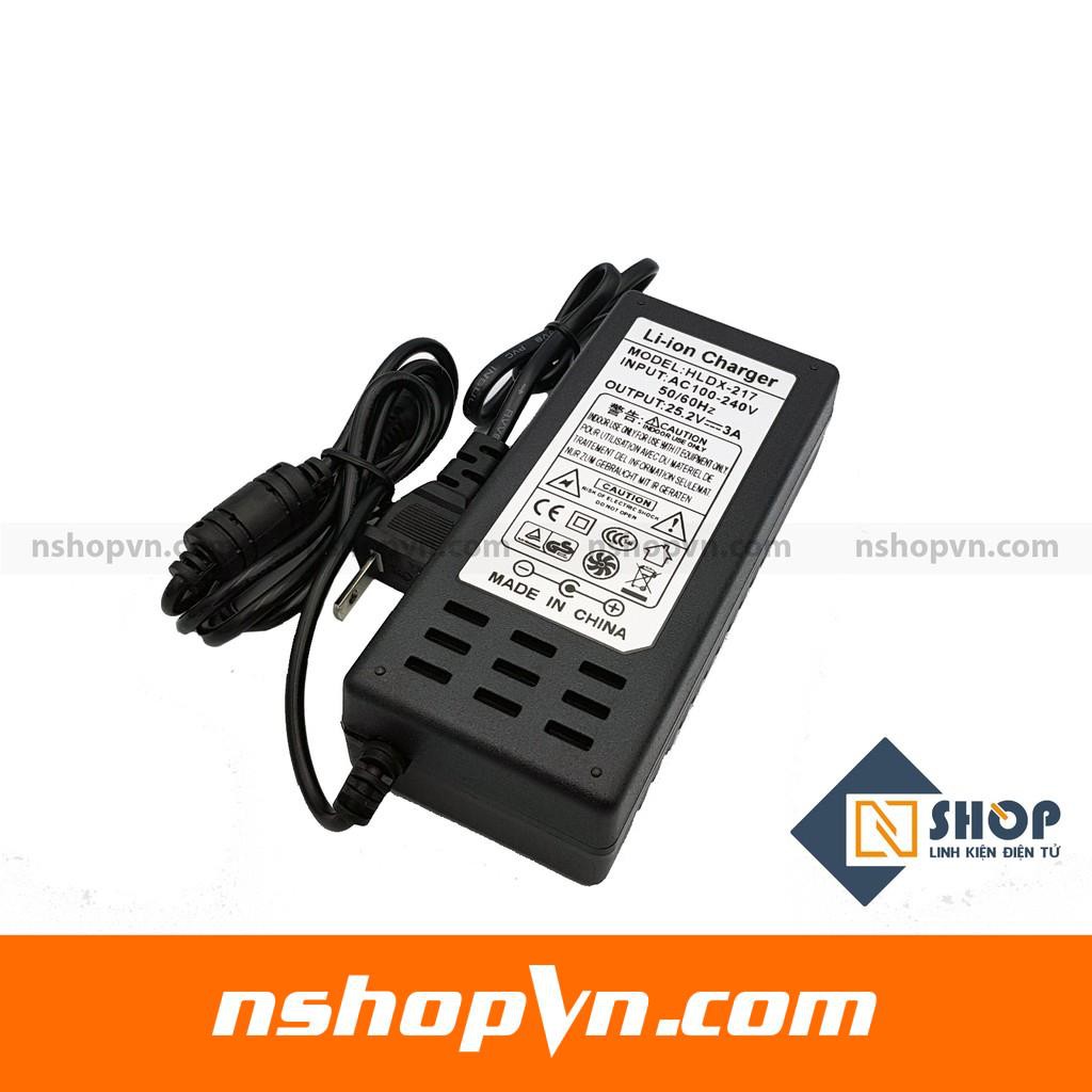 Adapter Sạc pin 6S 25.2V 3A