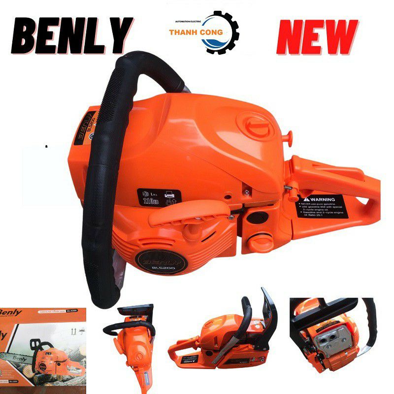 Máy cưa xích BENLY BL5200 SIÊU KHỎE , SIÊU BỀN _CÔNG NGHỆ NHẬT BẢN_ HÀNG CHÍNH HÃNG