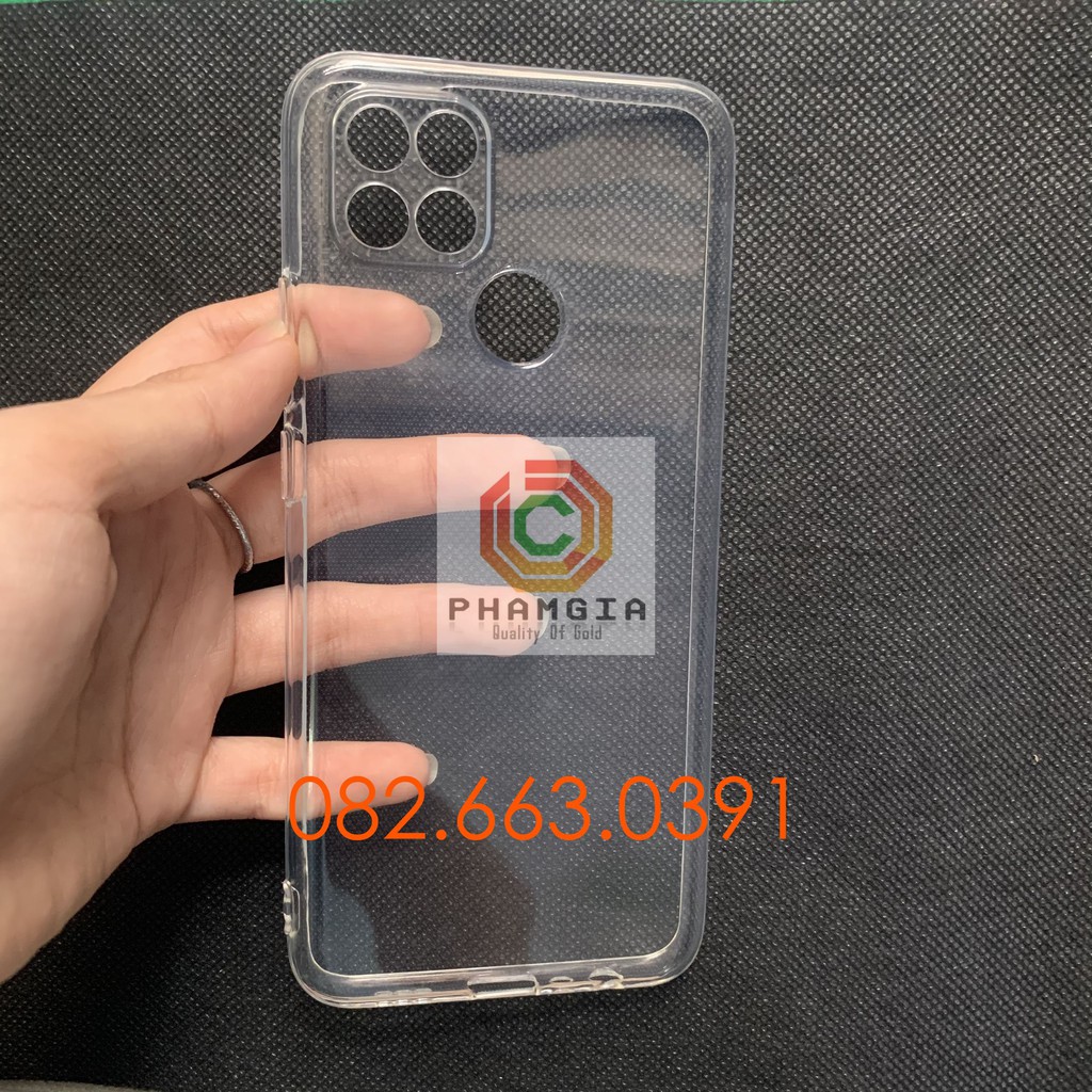 Ốp lưng oppo a15 /A15S dẻo trong có viền bảo vệ camera siêu bền