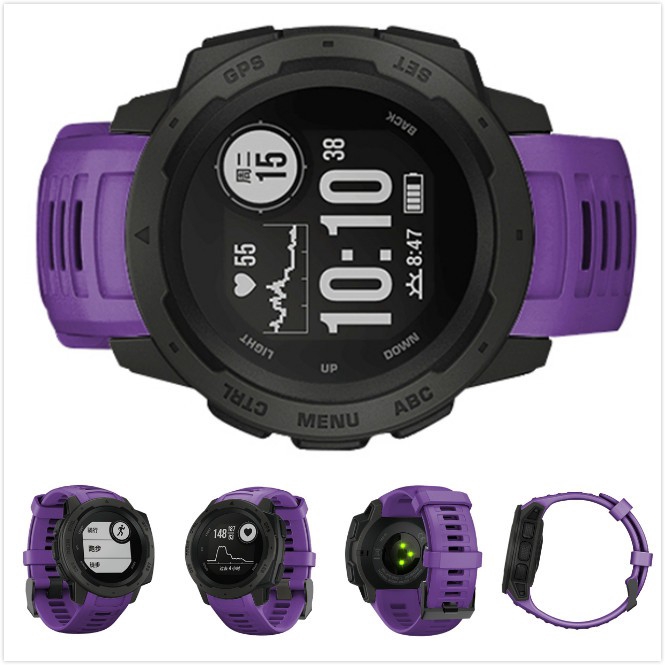 Dây đeo bằng silicon cho đồng hồ Garmin Instinct 22mm