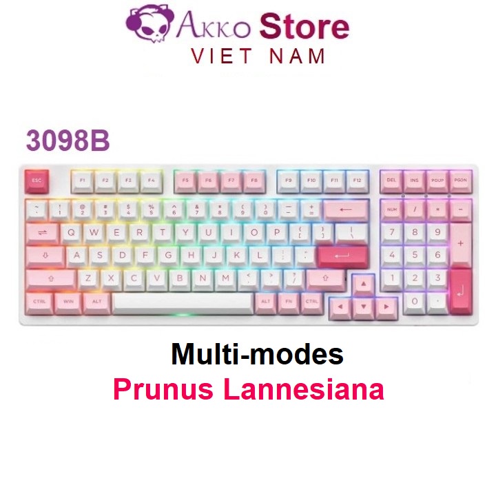 Bàn phím cơ AKKO 3098B Multi-modes Prunus Lannesiana