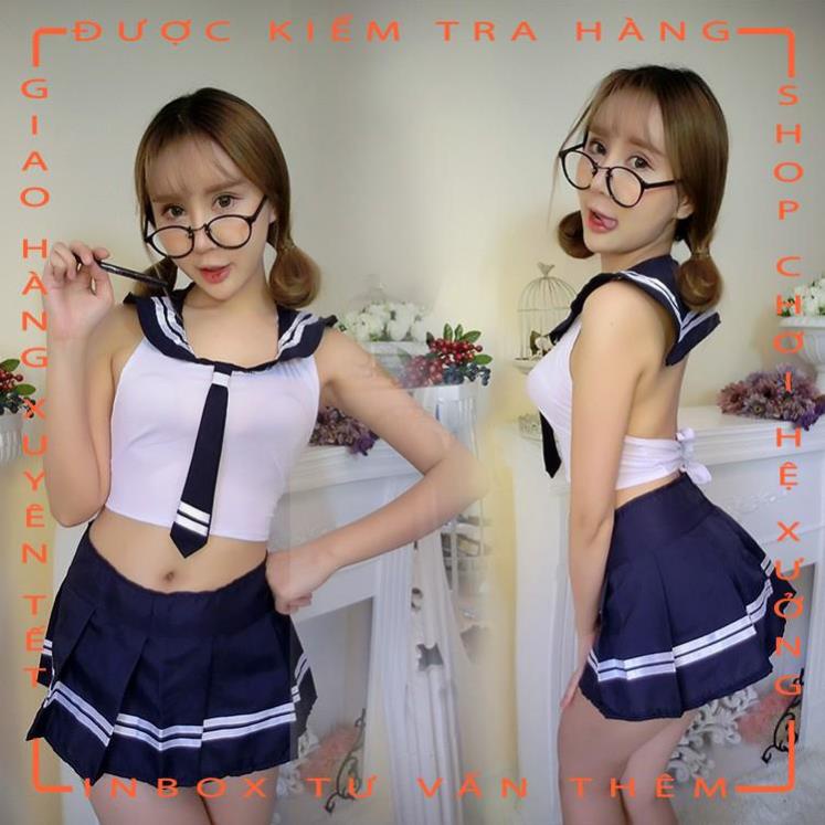 Đồ lót dạng cosplay nữ sinh gợi cảm - Đồ ngủ sexy hầu gái  - hot tiktok | BigBuy360 - bigbuy360.vn