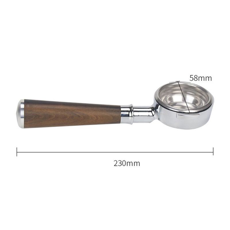 Giá Đỡ Máy Pha Cà Phê E61 58mm Có Tay Cầm Bằng Gỗ