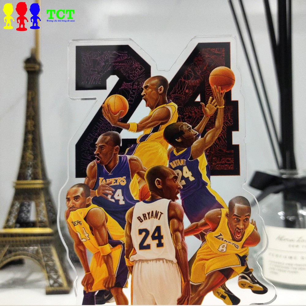 Tượng standee acrylic cầu thủ bóng rổ NBA Kobe Bruyant