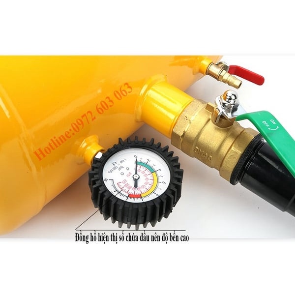 Bình khè hỗ trợ bơm khẩn cấp làm lốp không săm xe ô tô tải