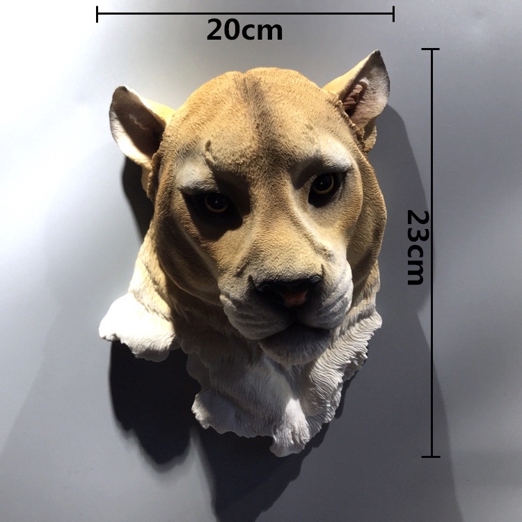 Đầu Sói Treo Tường Bằng Nhựa Resin Phong Cách Bắc Âu | BigBuy360 - bigbuy360.vn