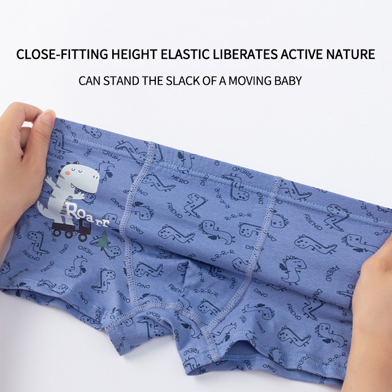 Quần Lót boxer Chất Liệu cotton Cao Cấp Thời Trang Dành Cho Bé Trai Từ 2-12 Tuổi