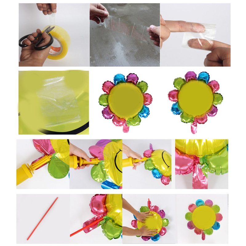 Bong bóng lá nhôm hình động vật dễ thương dùng trang trí tiệc sinh nhật cho bé