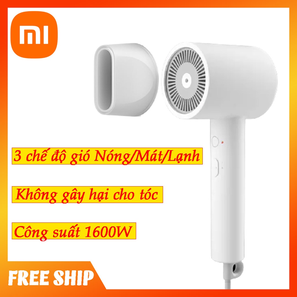 Máy sấy tóc Xiaomi Mijia H300 chính hãng, 3 chế độ sấy Nóng-Mát-Lạnh, không gây hư tổn cho tóc