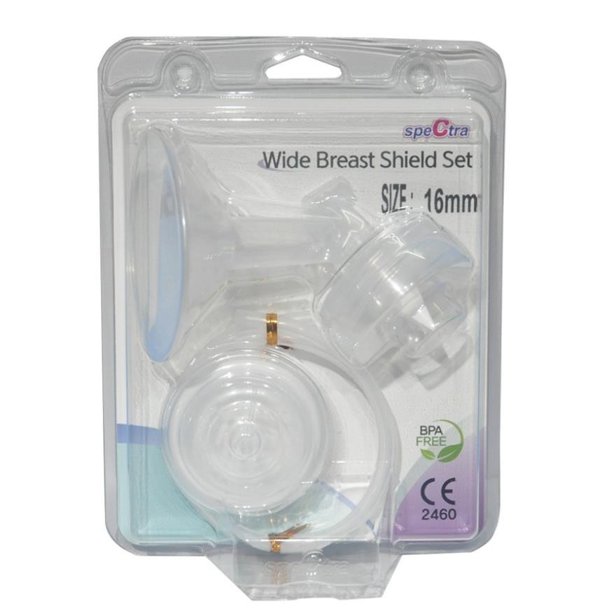 Bộ phụ kiện hút sữa Spectra cổ rộng dùng cho máy Spectra 9S, 9plus, S1 plus, s2 plus, M1, M2, Q