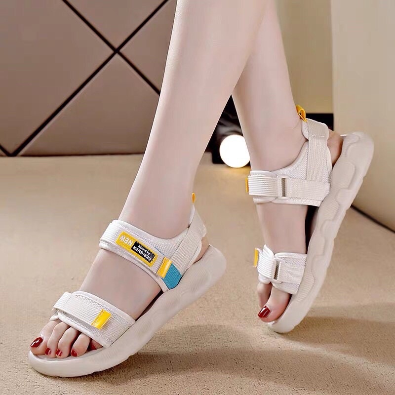 Sandal quai hậu học sinh ulzzang hai quai dán siêu xinh