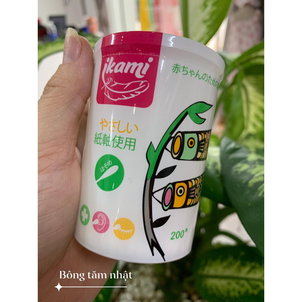 Tăm Bông Trẻ Em Ikami Kháng Khuẩn Công Nghệ Nhật Bản | Minizon Kids