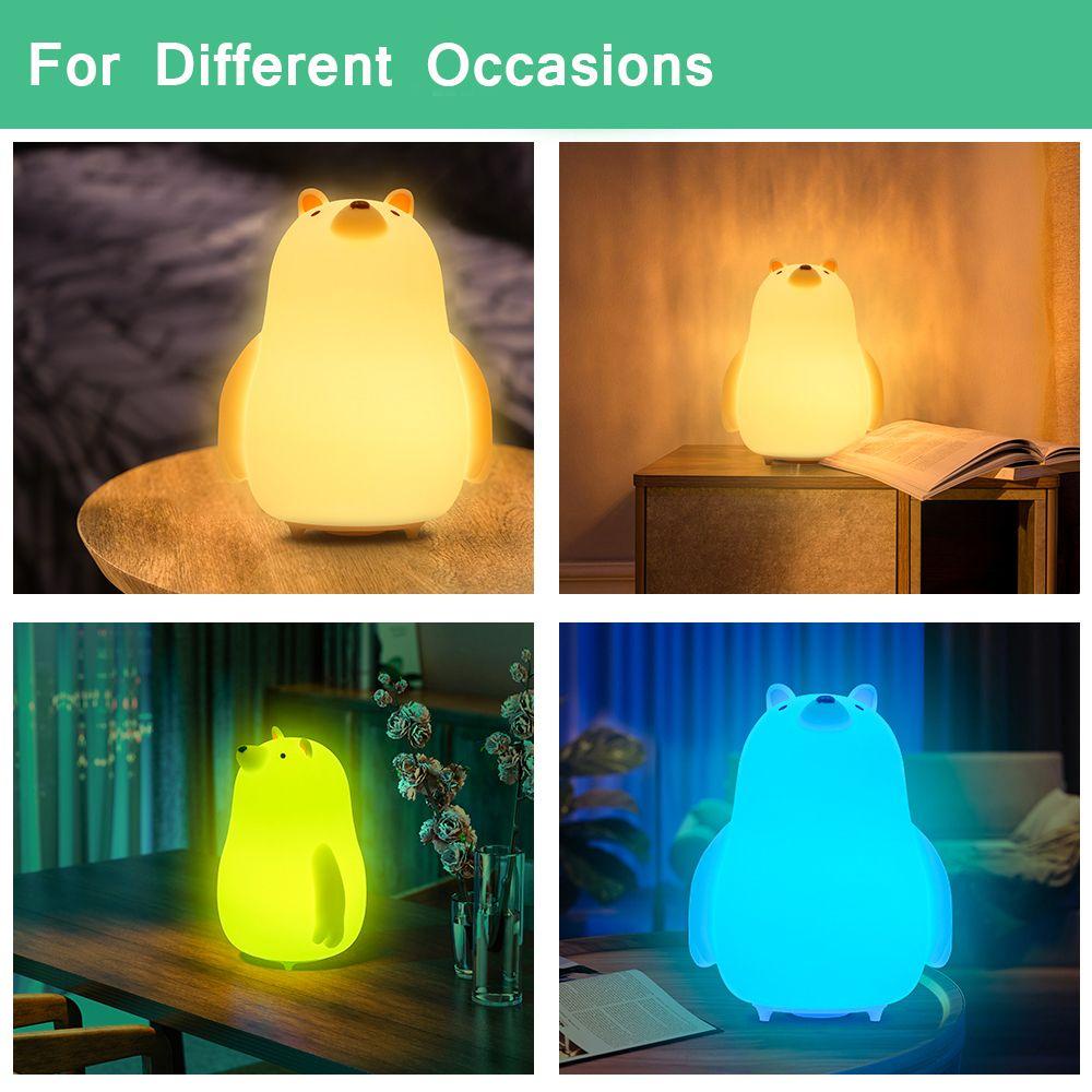 YNATURAL Đèn Ngủ Cảm Ứng Chạm Có Thể Sạc Lại