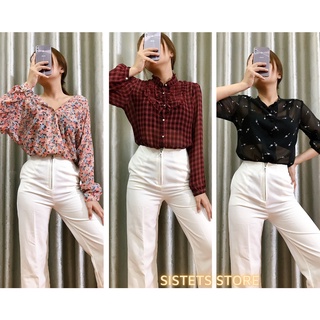 [NHIỀU MẪU] Áo sơ mi nữ đồ secondhand đẹp đa dạng mẫu đồ si - SM2