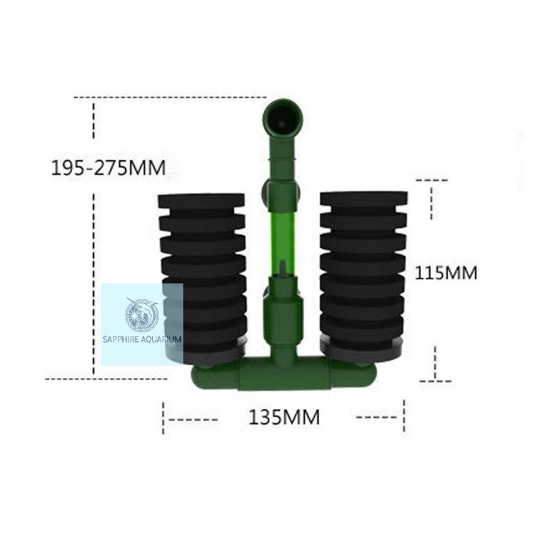 Lọc Vi Sinh QANVEE QS-100 QS-100A QS-200 QS-200A Bể Tép Cảnh