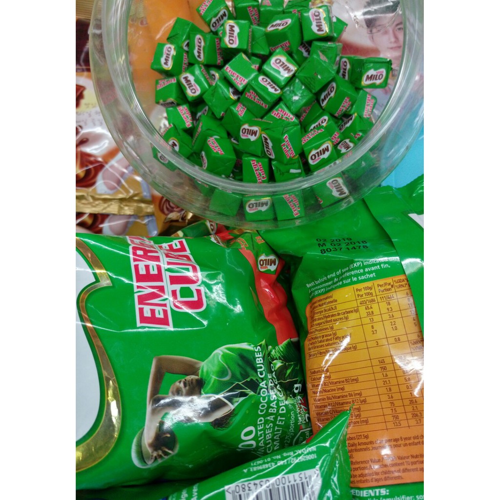 Combo 20 viên Kẹo Milo Energy Cube