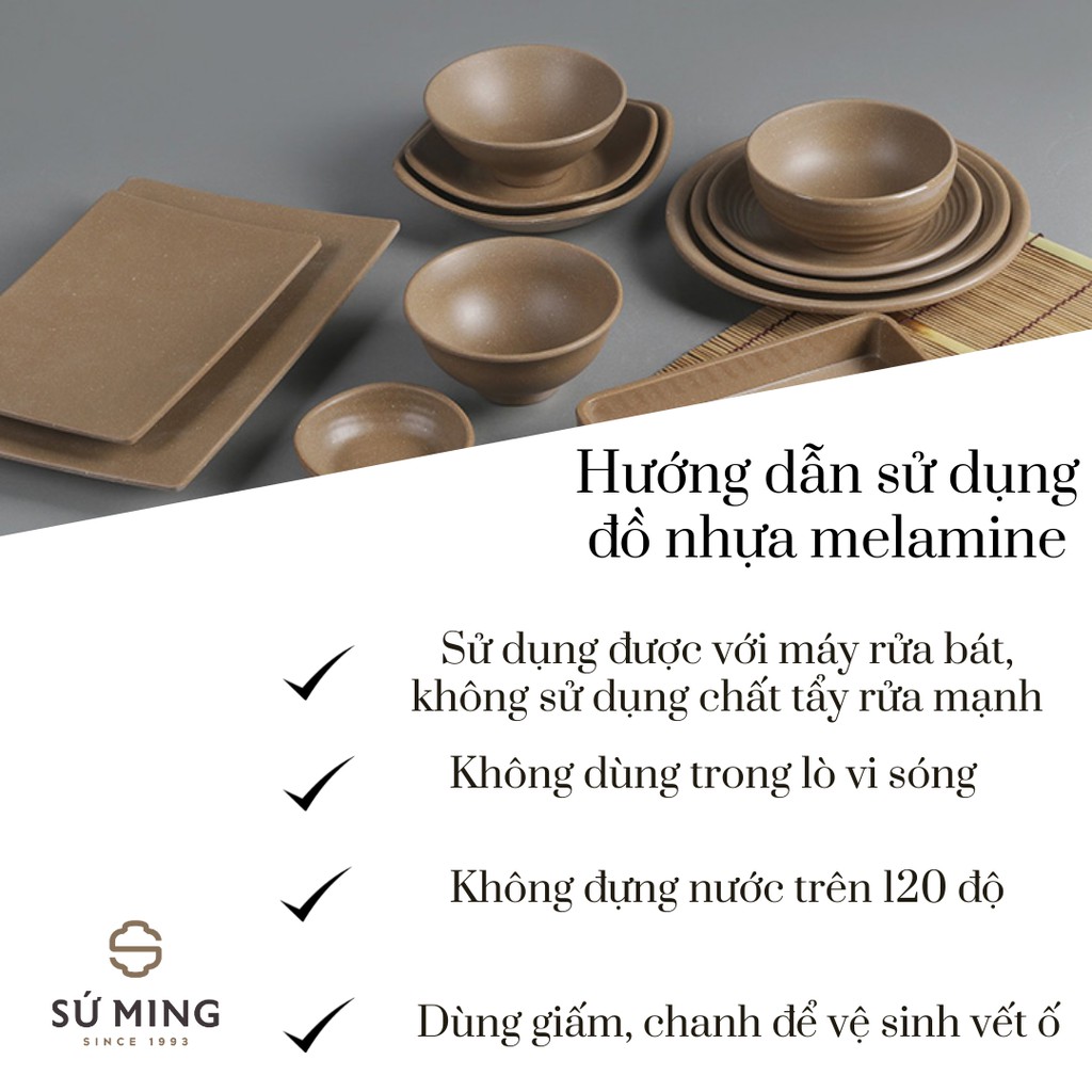 Muỗng Cơm, Thìa Nhựa Melamine Cao Cấp Dùng Trong Nhà Hàng, Quán Ăn