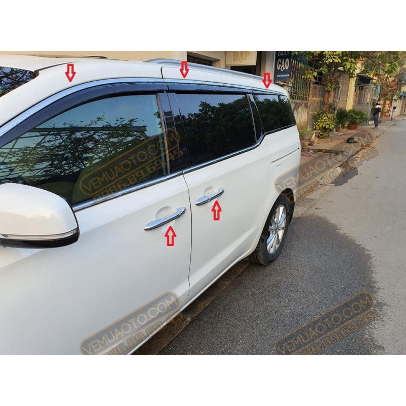 Vè che mưa KIA Sedona - Chính hãng Auto Clover Hàn Quốc