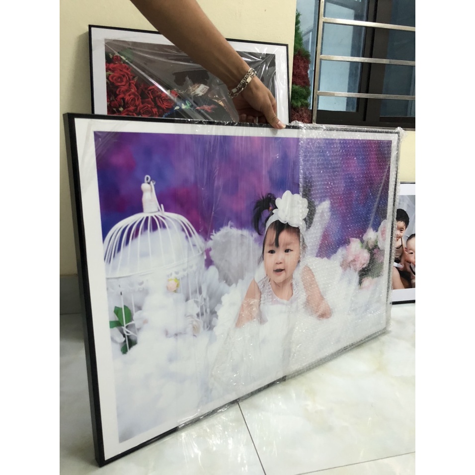 In Ảnh Khung Canvas Kích Thước 25x38cm 30x45cm 35x50cm Ảnh Để Bàn ẢNh Treo Tường In Ảnh Cưới Ảnh Gia Đình
