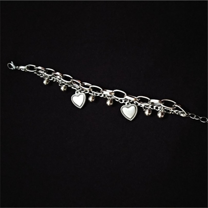 Vòng Tay Hai Lớp Phong Cách Harajuku Hàn Quốc 12126 Thời Trang Cho Nam Và Nữ