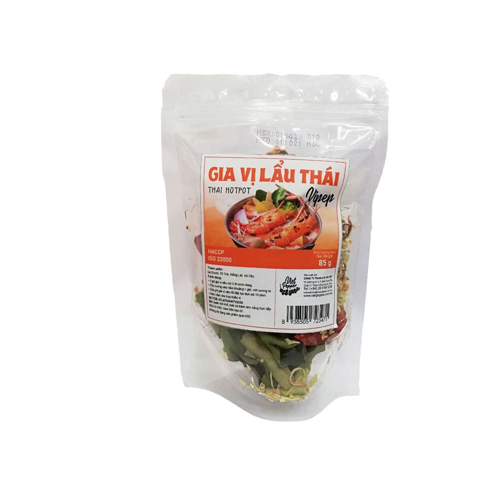 Combo 5 Gói Gia Vị Lẩu Dê - Lẩu Thái - Súp Gà - Tomyum - Gia Vị Nấu Phở