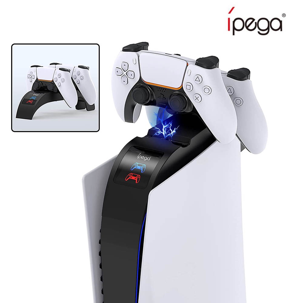 Đế sạc Ipega ps5 cho tay cầm chơi game Playstation 5 Dualsense