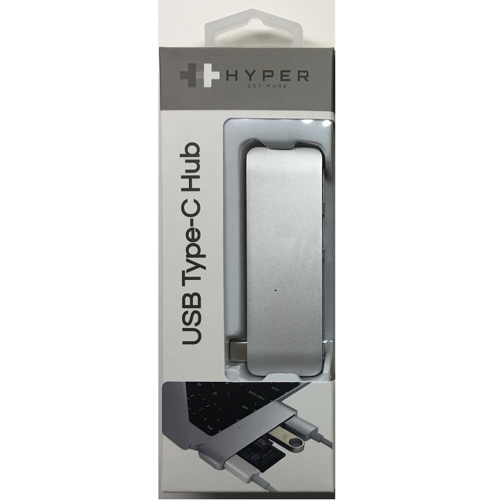 [Cho Macbook] Hub USB-C Cổng chuyển HyperDrive 5-in-1 With Pass GN21B - Follow HIBUCENTER Giảm 5%