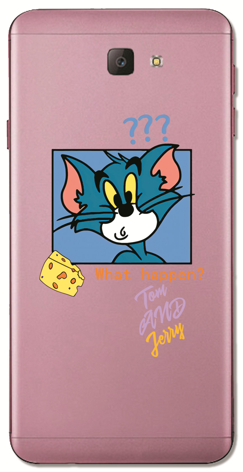 Samsung Galaxy A7 A5 A3 2017/A720 A520 A320 A6S A8S A9 A8 Star INS Cute Cartoon Sesame Street Clear Soft Silicone TPU Phone Casing Lovely Tom and jerry rat Case Couple Back Cover