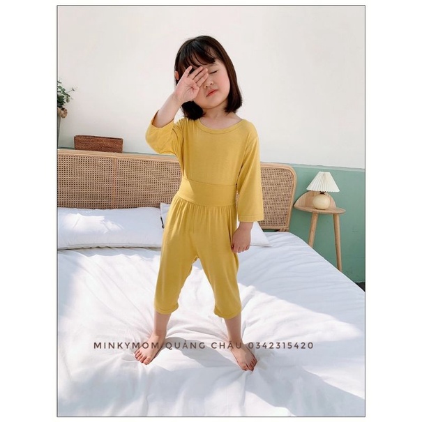 [MINKY MOM] Bộ Lửng Thun Lạnh Cạp Cao MINKYMOM QUẢNG CHÂU