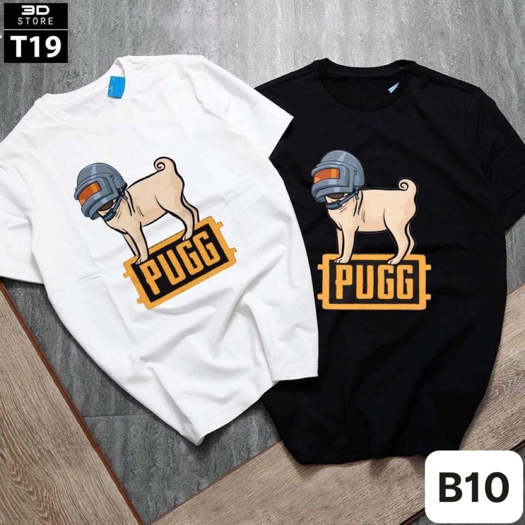 Áo thun unisex - in hình dog pubg chất vải mịn đẹp