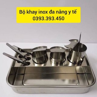 BỘ KHAY INOX ĐA NĂNG Y TẾ