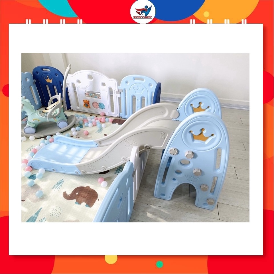 Bộ cũi quây an toàn cho bé 3 trong 1 kích thước 1,6 mét x 2 mét