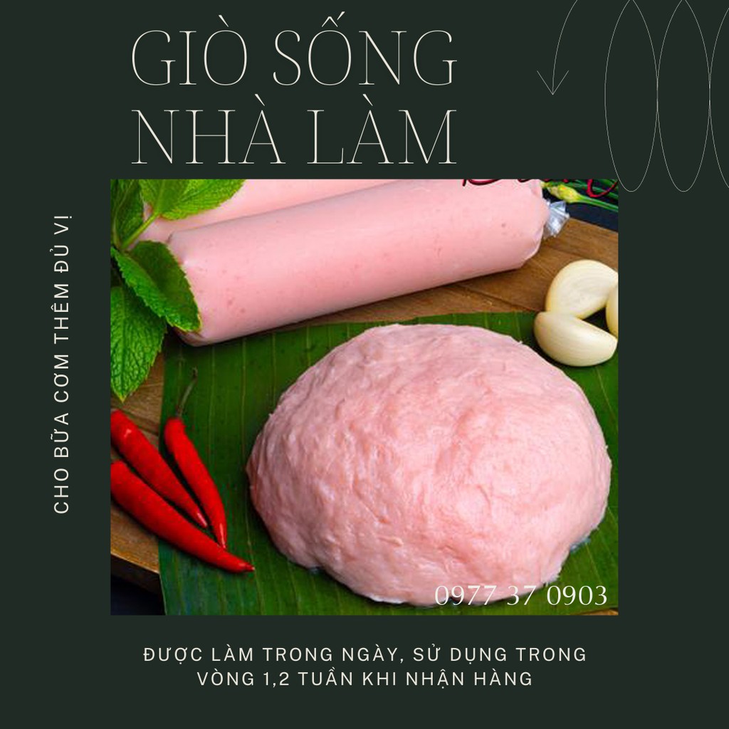 GIÒ SỐNG NHÀ LÀM 500G, KHÔNG HÀN THE, KHÔNG CHẤT BẢO QUẢN | BigBuy360 - bigbuy360.vn
