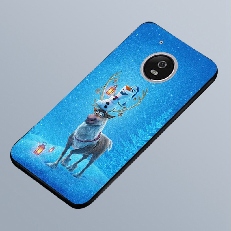 Ốp Lưng Silicon Thiết Kế Hình Công Chúa Băng Giá 3 Dễ Thương Cá Tính Dành Cho Motorola Moto C E4 G5 G5s X4 Plus Frozen 3