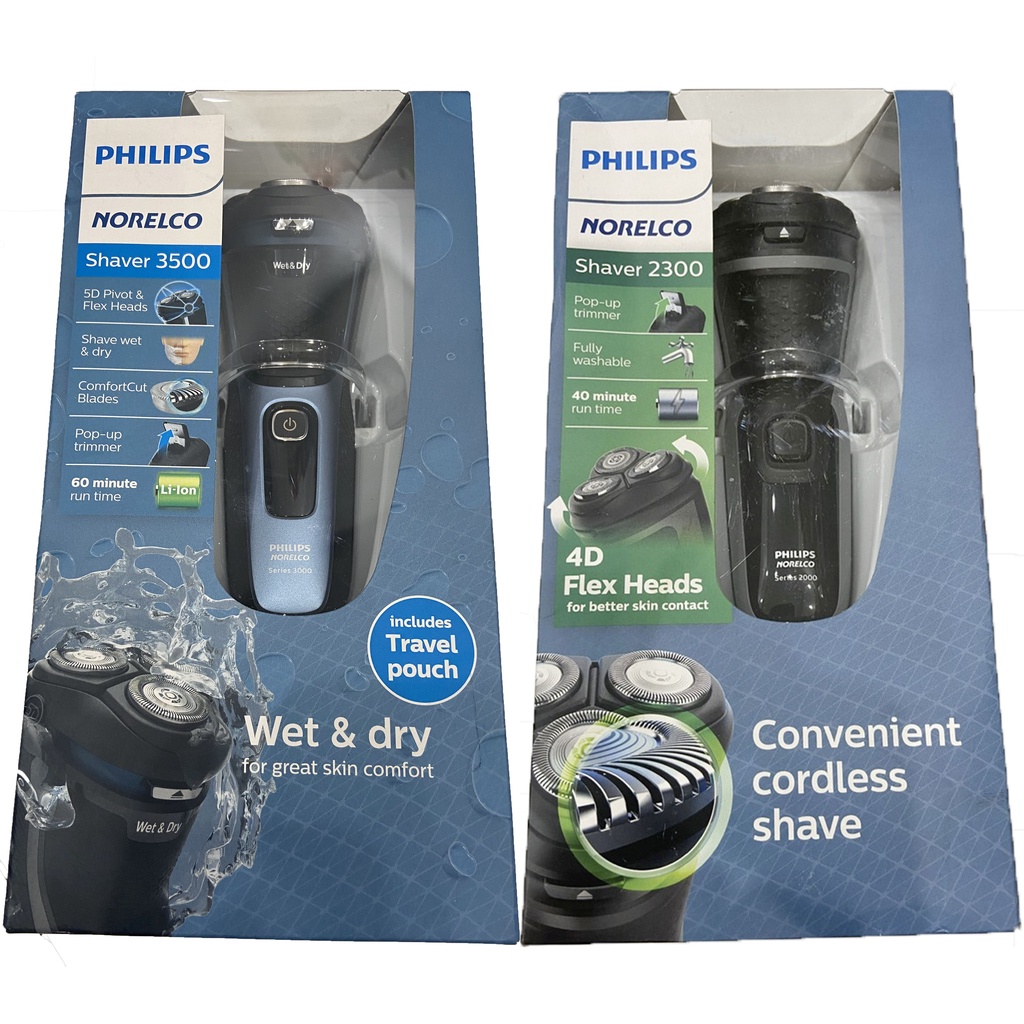 Máy cạo râu Philips Norelco Shaver 2300 và 3500