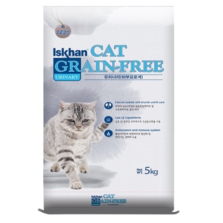 Hạt iskhan urinary grain free cho mèo bị sỏi thận túi 5kg