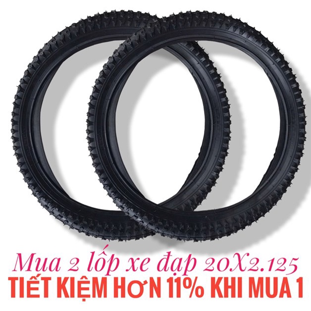 Bộ 2 Lốp xe đạp trẻ em Ming Fu Tires 20X2.125, sản xuất tại Đài Loan