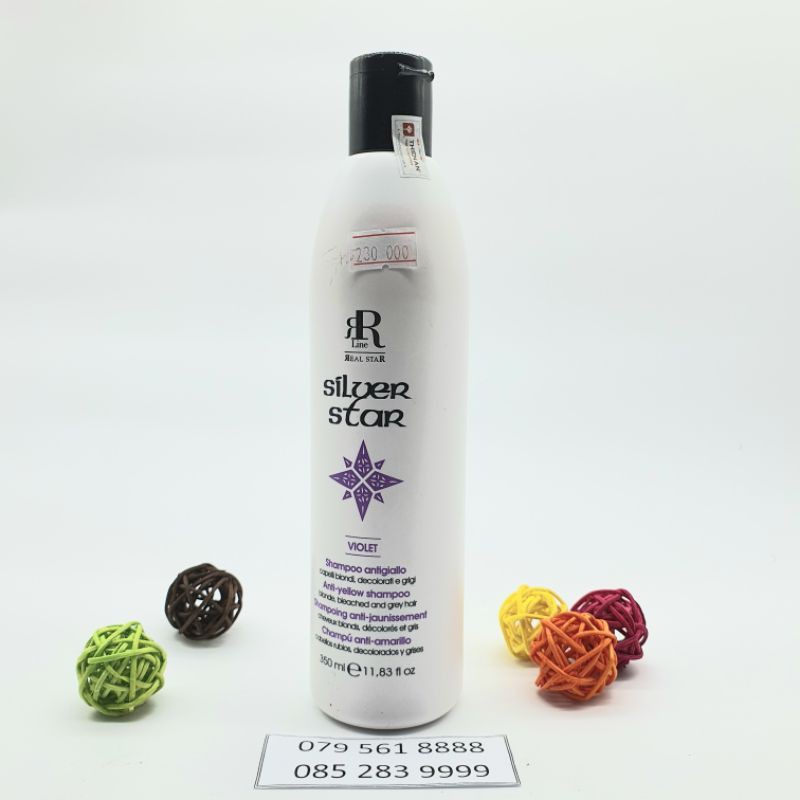 Dầu gội tím khử vàng, chăm sóc tóc vàng sáng 350ml RR17137 Hàng Ý nhập khẩu chính hãng