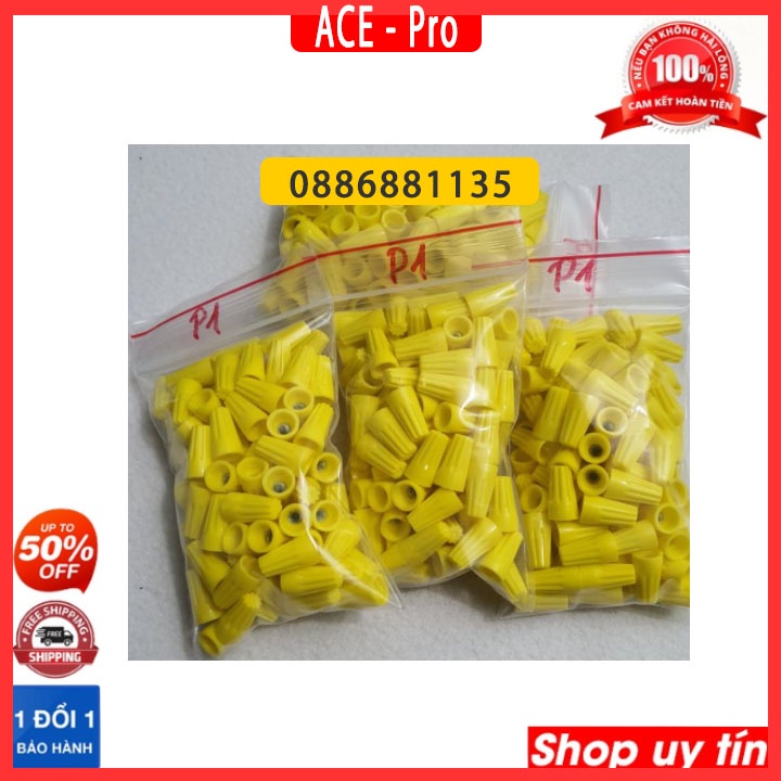 100 chiếc Đầu chụp xoắn nối dây điện P1