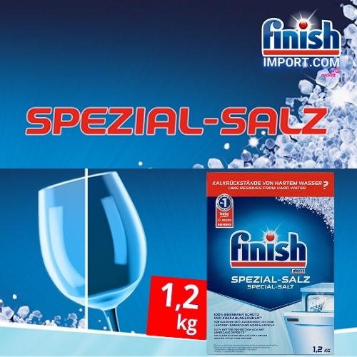 [CHÍNH HÃNG] Muối rửa chén bát Finish cho máy rửa bát 1.2kg/hộp