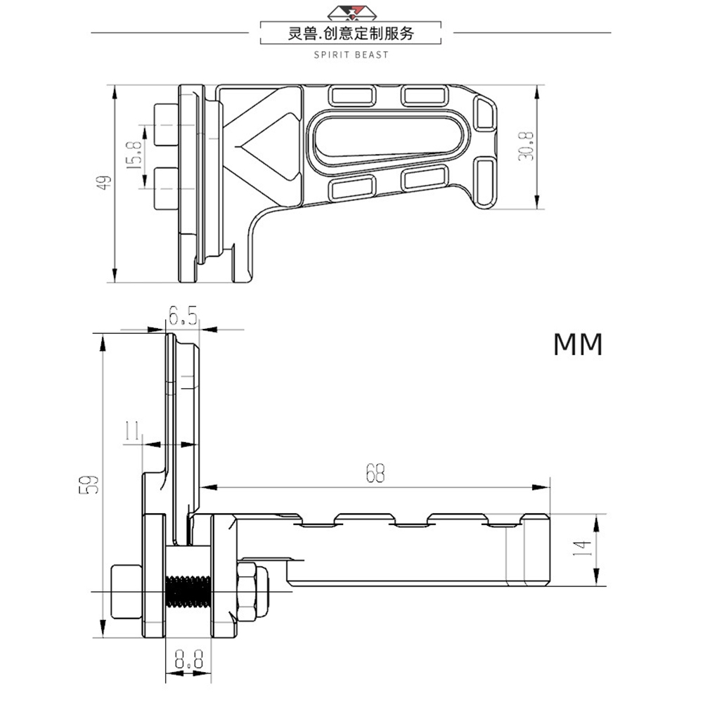 Vỏ Bọc Gác Chân Xe Máy Cho Benelli Trk502 Trk251