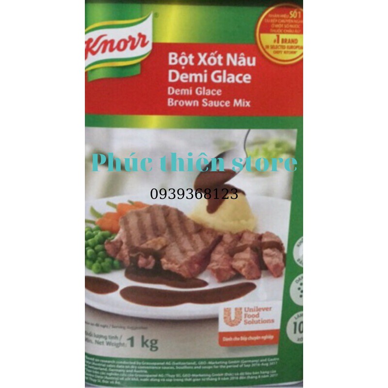 Bột xốt nâu Demi Glace 1kg