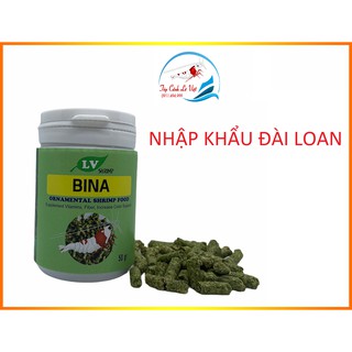 Thức ĂN Tép Cảnh Rau Bina Cao Cấp LV BiNa ,Viên Nén Rau Cải Bó Xôi Cho Tép ,TraiTepLeViet